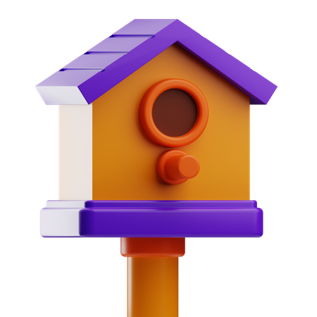 Vogelhaus Kindertagesstätte  3D Icon