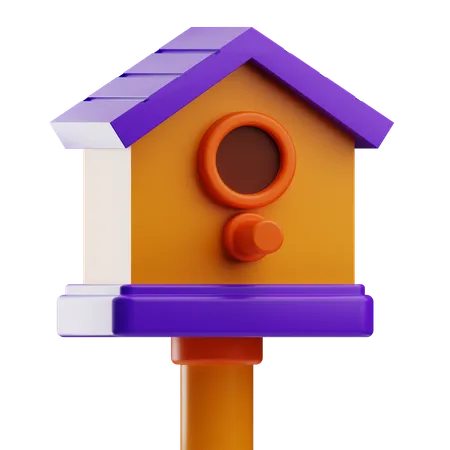 Vogelhaus Kindertagesstätte  3D Icon