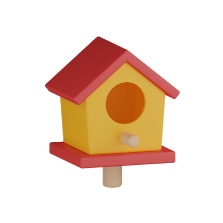 Vogelhaus  3D Icon