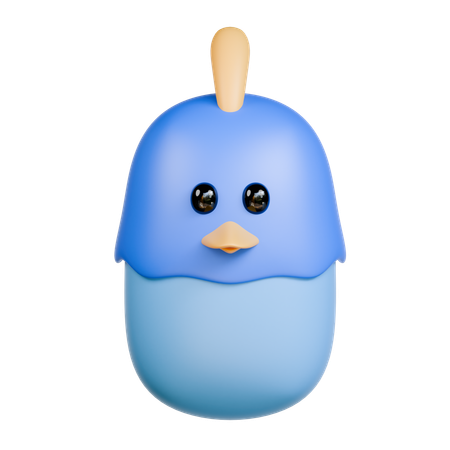 Vogelkopf  3D Icon