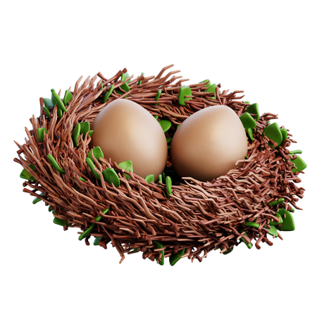 Vogelnest  3D Icon