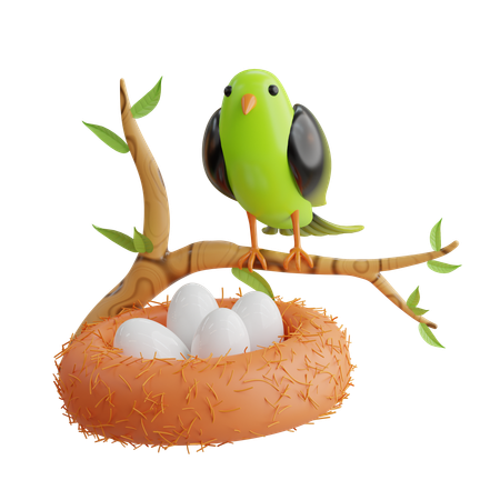 Vogelnest  3D Icon