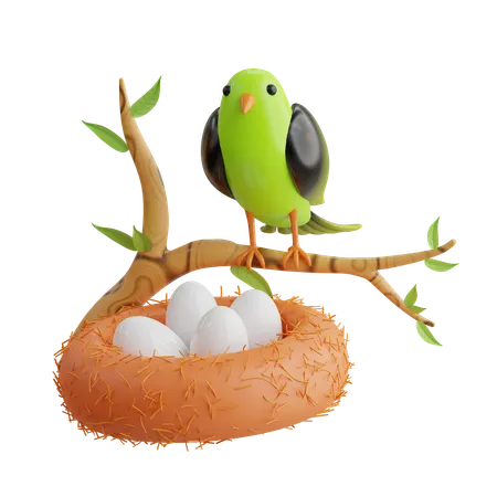 Vogelnest  3D Icon