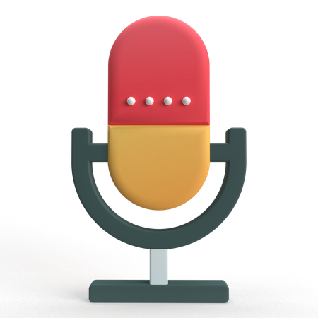 Voice  3D Icon