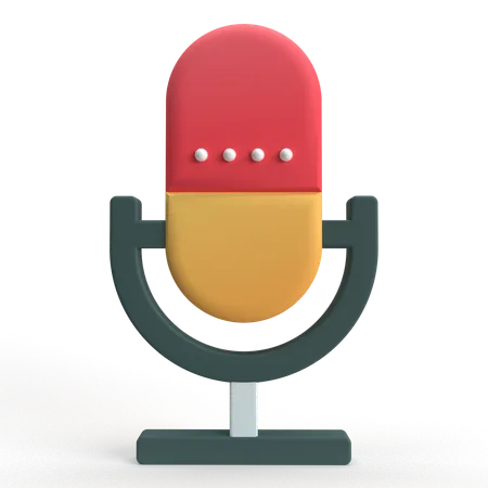 Voice  3D Icon