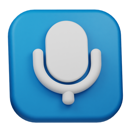 Voice  3D Icon