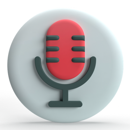 Voice  3D Icon