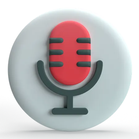 Voice  3D Icon