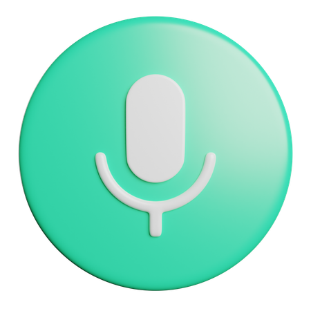 Voice  3D Icon