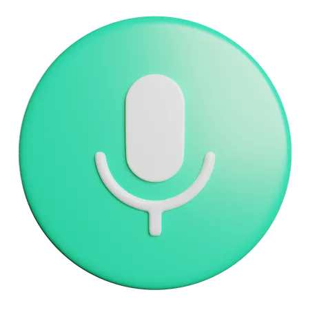 Voice  3D Icon