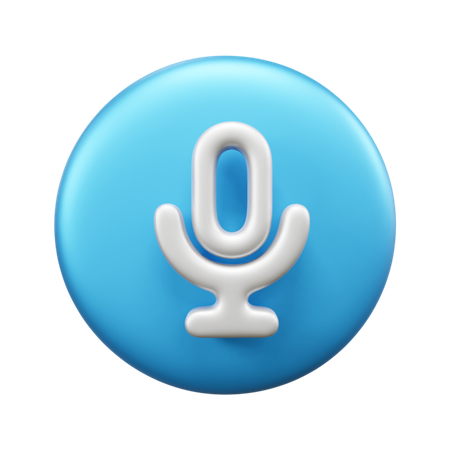 Voice  3D Icon