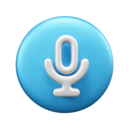 Voice  3D Icon