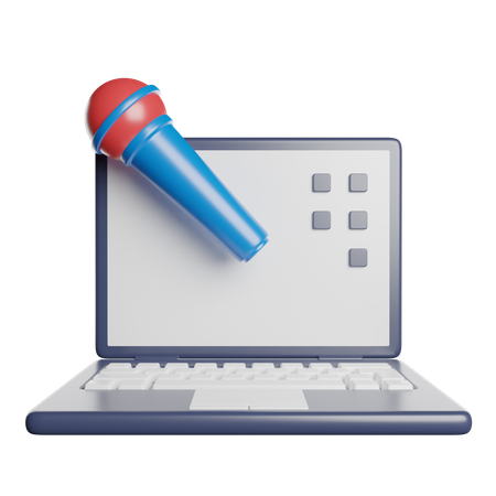 Voice  3D Icon