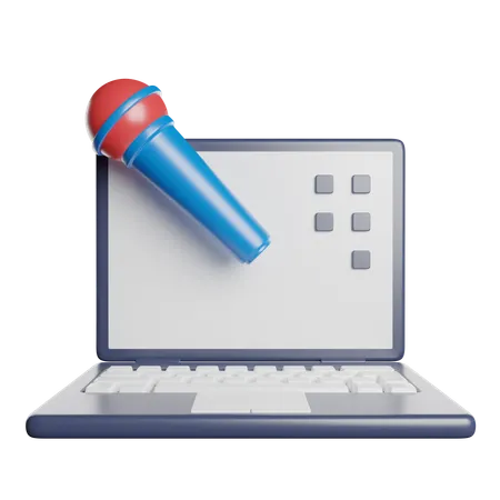 Voice  3D Icon
