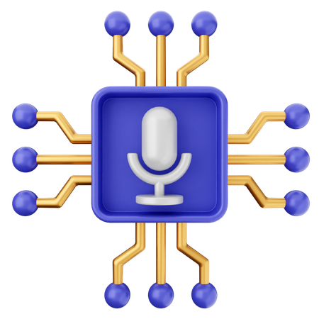 Voice Ai  3D Icon