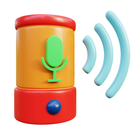 Voice Assistent  3D Icon