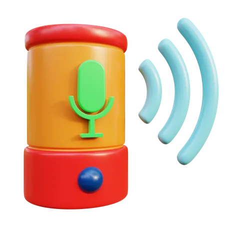 Voice Assistent  3D Icon