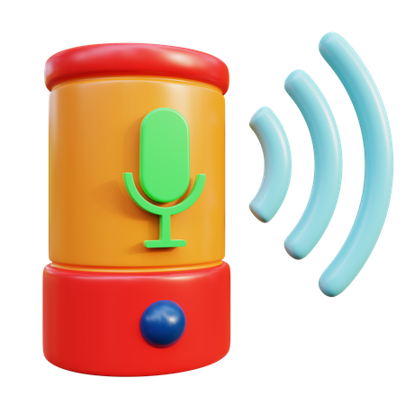 Voice Assistent 3D Icon