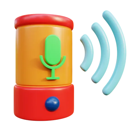 Voice Assistent 3D Icon