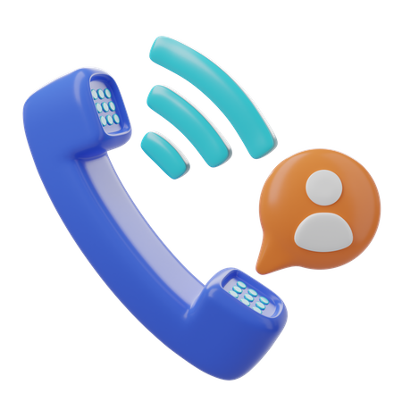 Voice Call  3D Icon