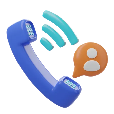 Voice Call  3D Icon