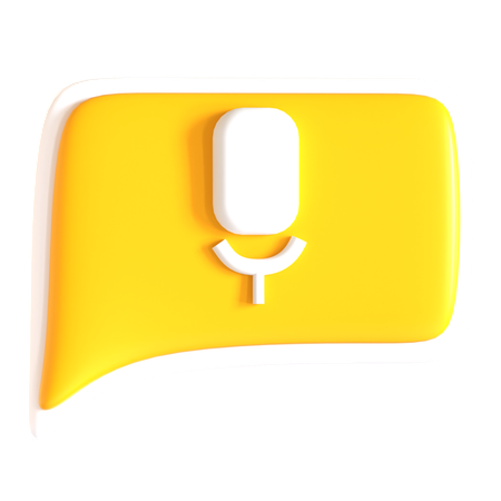 ボイスチャット  3D Icon