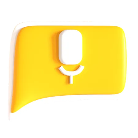 ボイスチャット  3D Icon