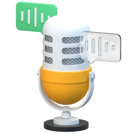 Voice Chat  3D Icon