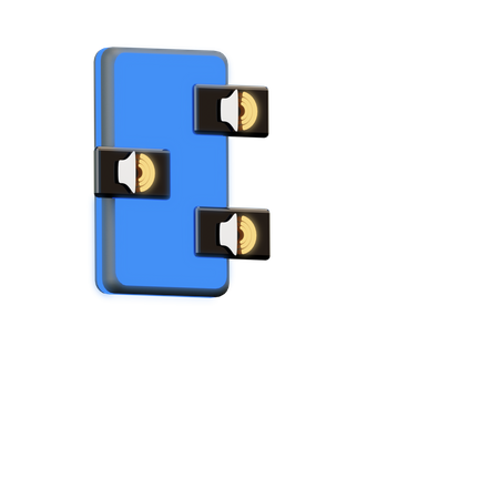 Voice Chat  3D Icon