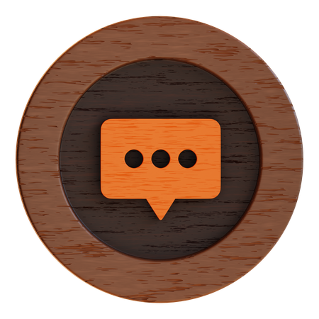 Voice Chat Button  3D Icon