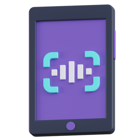 Voice Lock  3D Icon