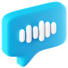 design assets of voice message