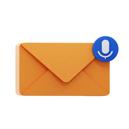 Voice Message  3D Icon