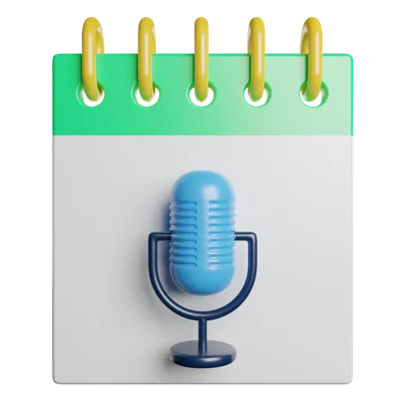 Voice Message  3D Icon