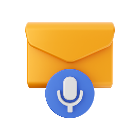 Voice Message  3D Illustration