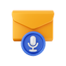 3d voice message emoji