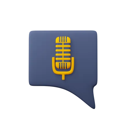 Voice Message Download This Item Now 3D Icon