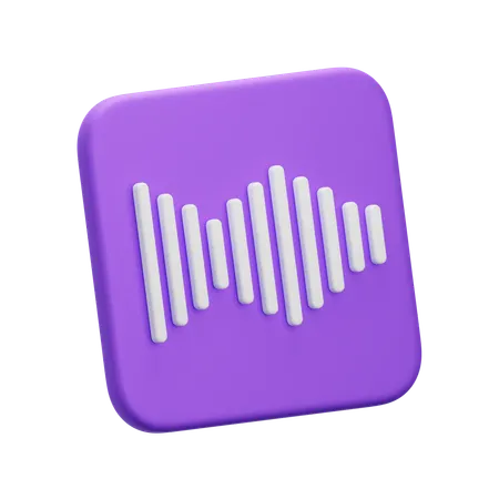 Voice Note  3D Icon