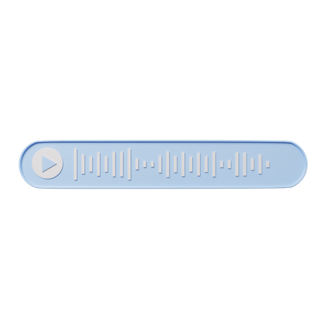 Voice note  3D Icon