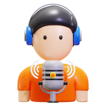 Voice Over  3D Icon