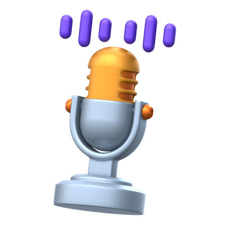 1,069 Voice Recognition 3D Illustrations - Free in PNG, BLEND, glTF ...