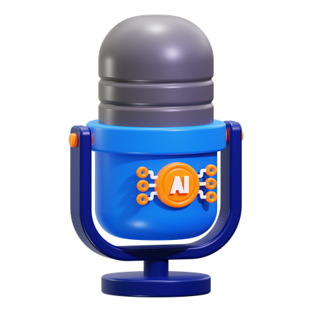 Voice Recognition  3D Icon