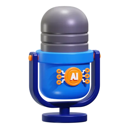Voice Recognition  3D Icon