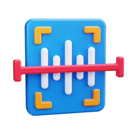 Voice Recognition  3D Icon