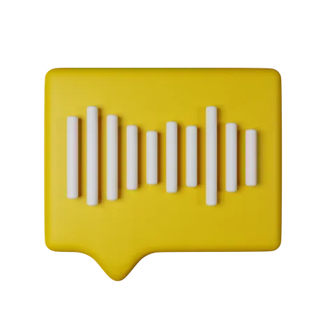 Voice Recognition  3D Icon