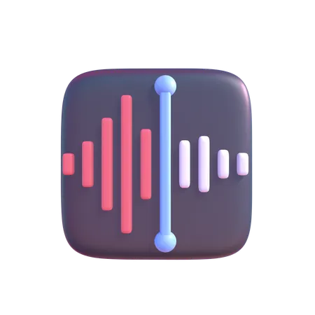 Immerse Yourself In The Realm Of Inspiration With Our Dynamic 3 D Voice Memos Icon 3D Icon