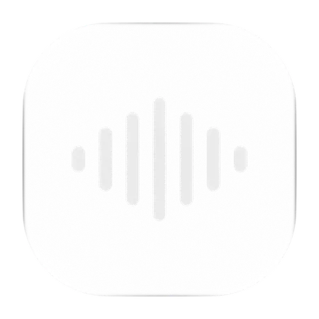 Voice Record  3D Icon