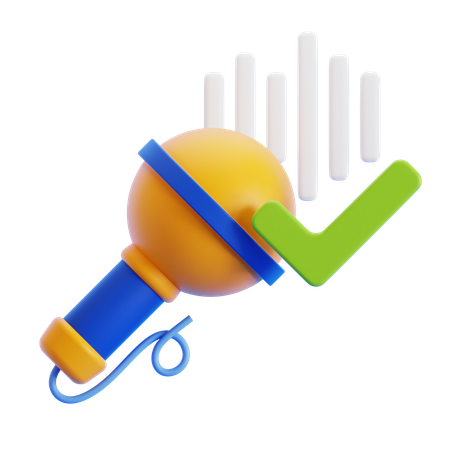 Voice Record  3D Icon