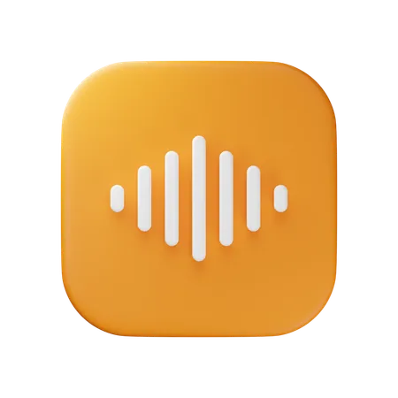 Voice Record  3D Icon