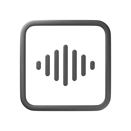 Voice Record  3D Icon